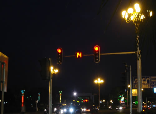 countdown timer on timed lights